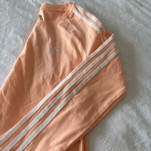 NWOT Adidas Peach Crop Top